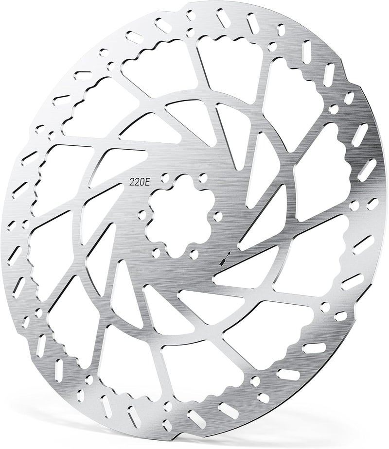 DriveXpwr Heavy Duty 220MM Thickened Front Brake Disc Rotor, Stainless Steel Motorcycle Brake Rotor for Talaria Sting Offroad TL50, TL4000, TL25, X3 MX TL2500, Surron LBX, Segway X260/X160 - Image 1